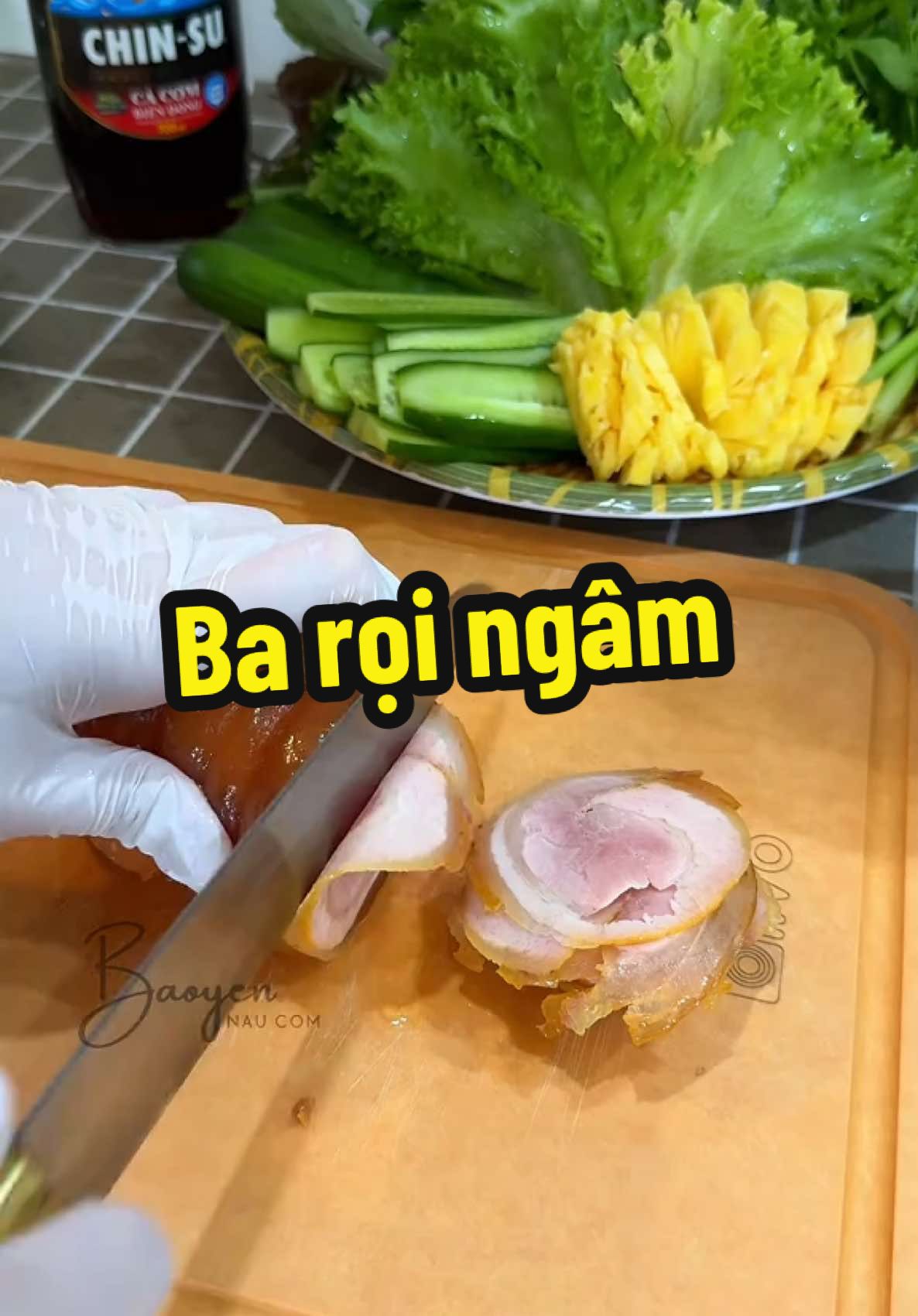 Ba rọi ngâm nước mắm tưởng không ngon , nhưng mà ngon không tưởng#baoyennaucom #LearnOnTikTok #monngonmoingay #monngonngaytet #baroingammam #baroi #thitbaroicuonbanhtrang #goicuon #cacombiendong #nuocmamquocdan #venhaancom 