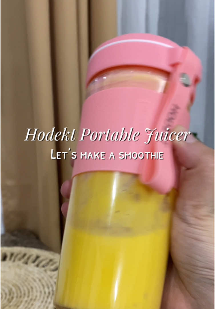 Easier way to make your smoothie with this Hodekt portable juicer. Very durable and high quality. #Hodekt #hodektglobalph #hodektkitchen #HODEKT #juicer #smoothie #fyp 