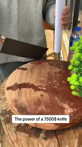 The power of a 7500$ knife