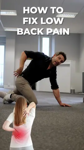 How to fix low back pain. #BackPain #BackPainRelief 