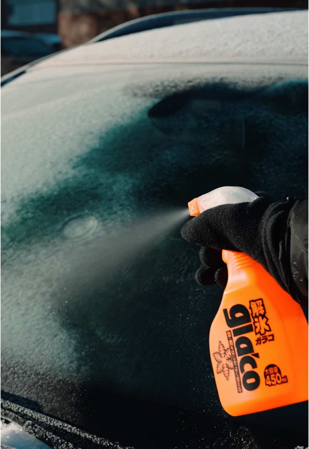 Winter surprised early! Try Glaco Deicer for special tasks! Got a Glaco coating installed and want to safely defrost your windows? There is no better way to do this than with Glaco Deicer. The only such deicing agent with a hydrophobic additive to boost coatings. #soft99 #detailing #defrosting #frost #glaco 