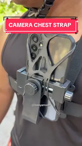 Maganda gamitin tong CAMERA CHEST STRAP kapag nag ba bike. #cheststrap #phoneholder #cheststrapholder #cycling #pov #fyp #actioncam 