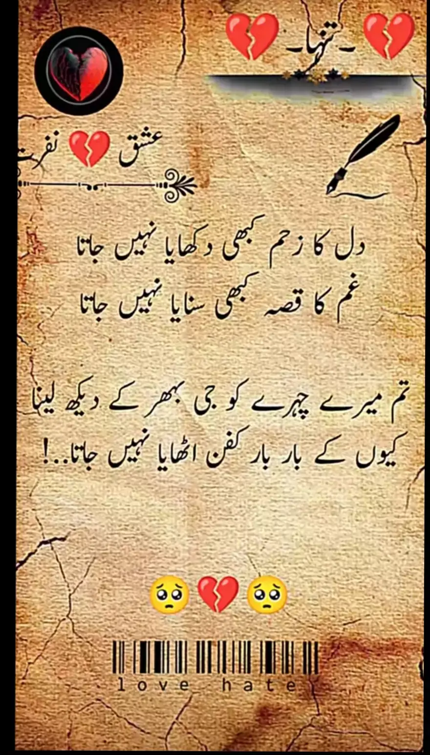 ##mirza #ghalib #sad #poetry #statusvideo 