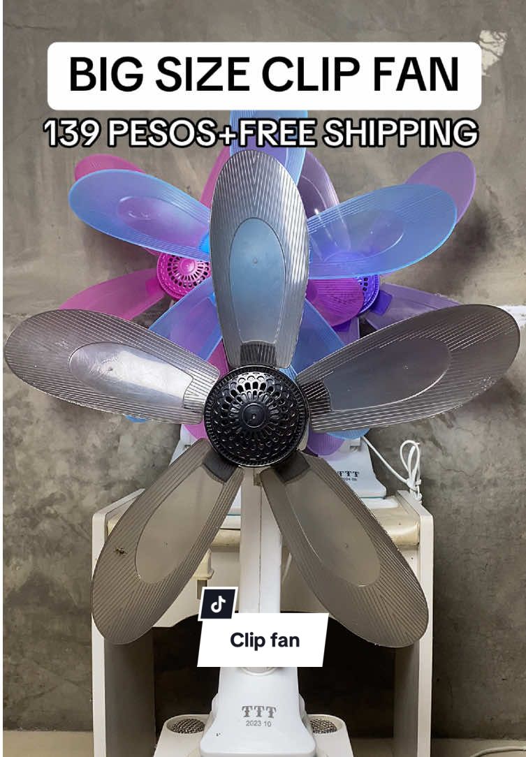 Replying to @Ric Big size na clip fan for only 139 pesos at naka free shipping pa😱😱😱 #clipfan #fan #electricfan #tipidsakuryente #foryoupage #fyp 