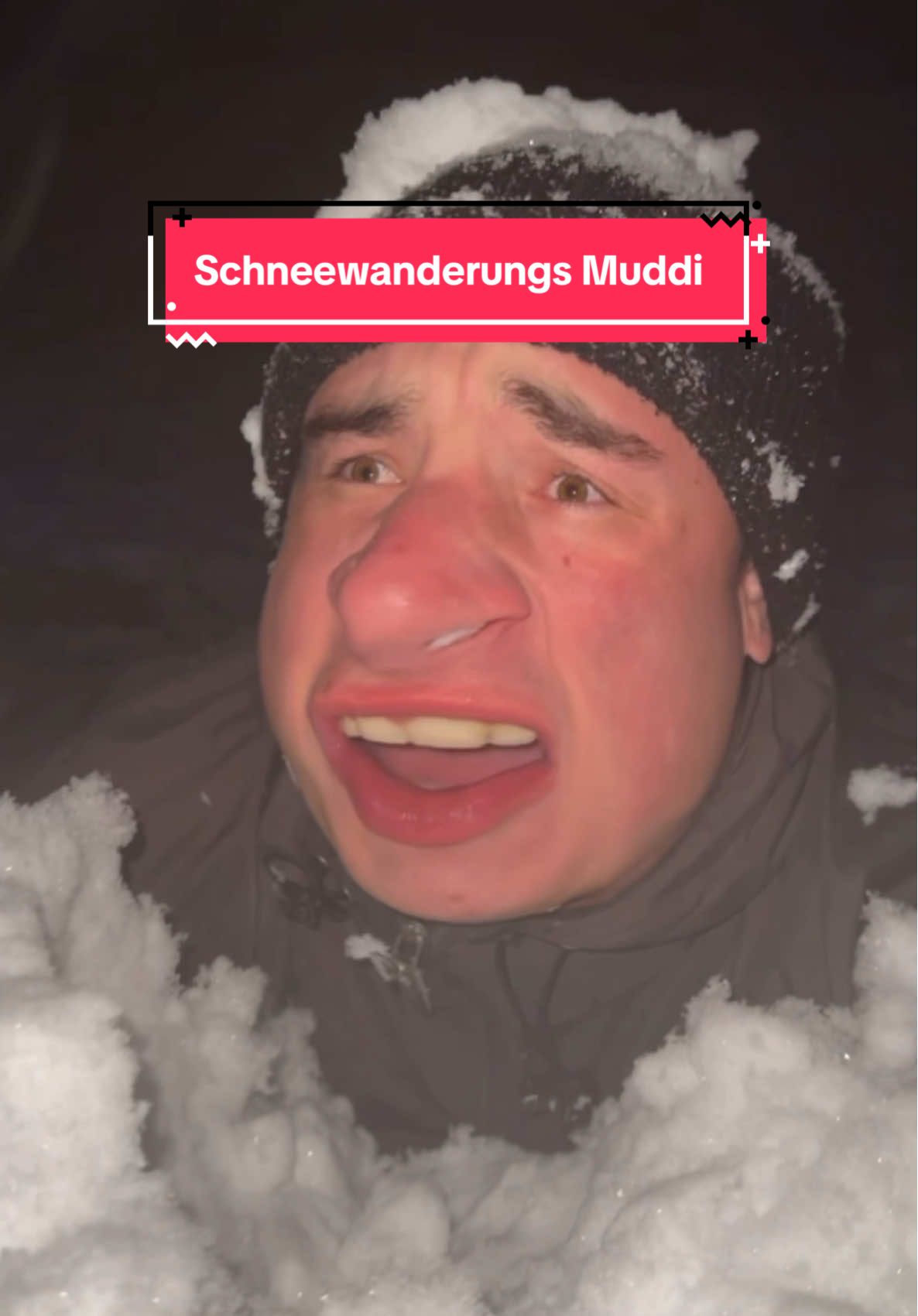 Kann schon mal passieren bei einer Schneewanderung! | #mauriipastore 