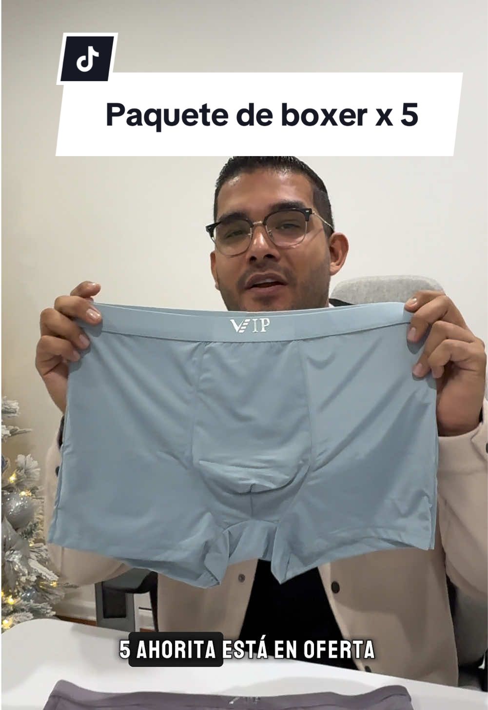 Paquete de boxer por 5 unidades VIP #boxer #tiktokshopcybermonday #tiktokshopblackfriday 