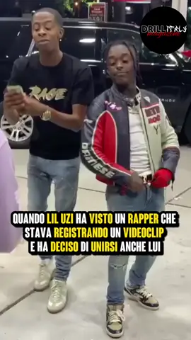 Uzi era solo un ragazzo nel chill che voleva far parte del video📹 #liluzivert #rapamericano #rap #musicvideo #funny 