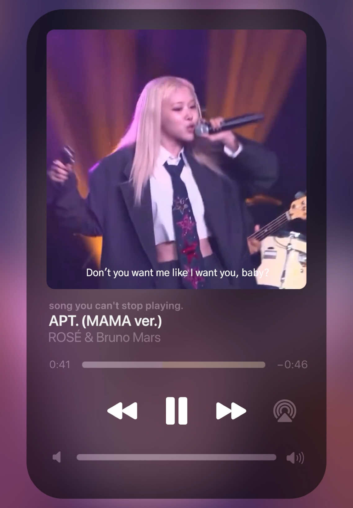 APT MY BELOVED MY MONARCH MY HONEYBUNCH SUGARPLUM ✨🔥 ROSÉ AND BRUNO MARS PERFORMING APT #APT #ROSÉ #MAMA #BrunoMars #BLACKPINK #nhachaymoingay #tiktokgiaitri #viral #fyp #xuhuong