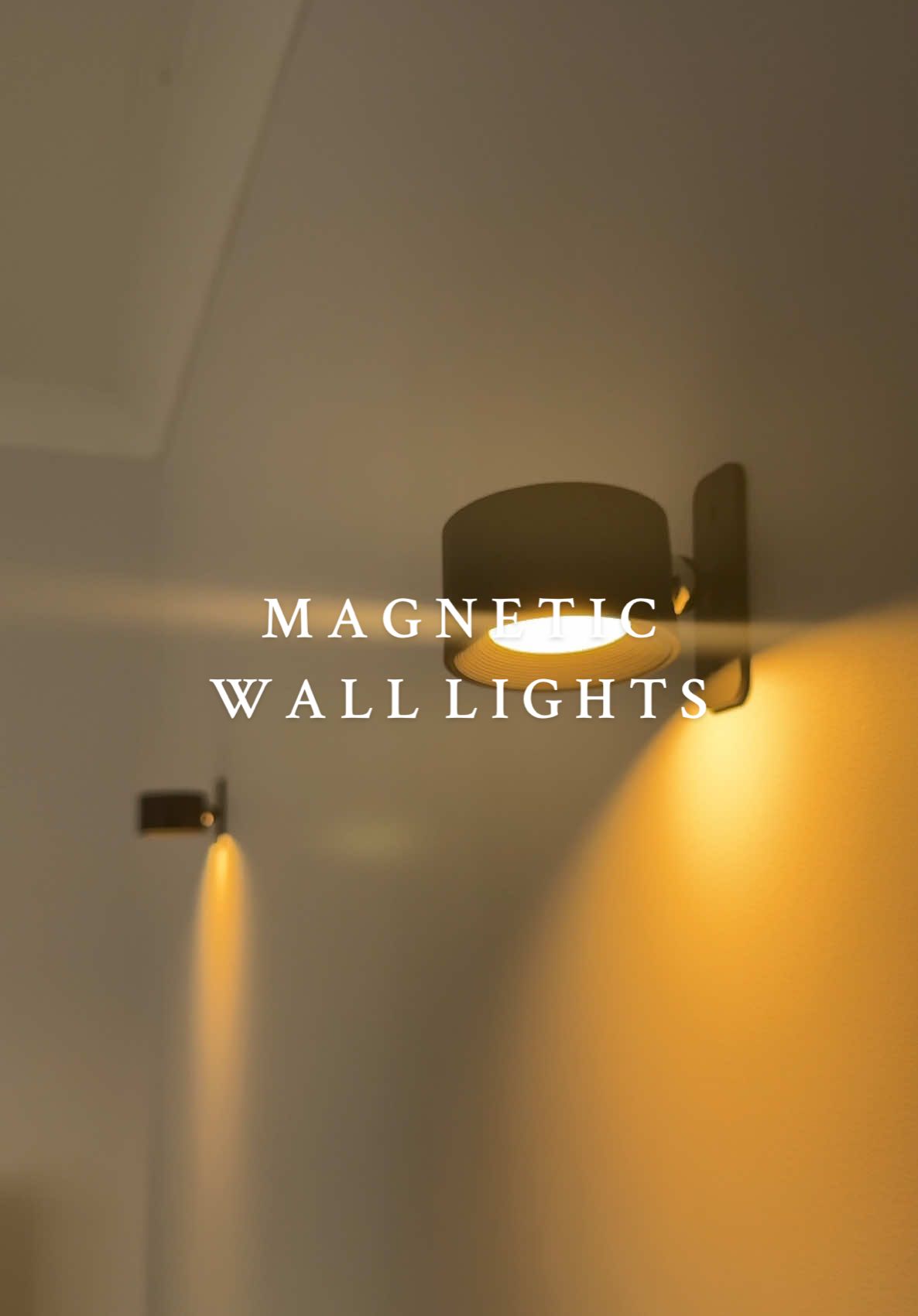 Found the most stunning magnetic wall lights😍 Easy to install, rechargeable and only cost £19!✨ #walllights #diylighting #lighting #homefurnishing #tiktokmademebuyit #blackfridaysale #spotlight #blackfriday #homedecor 