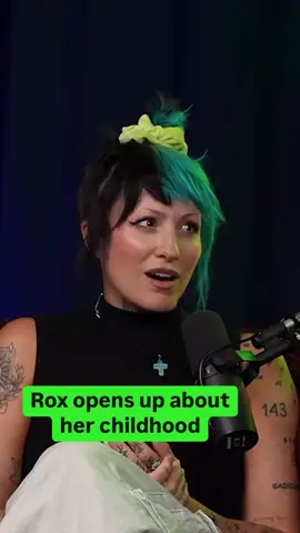 Rox opens up about childhood 💚 Guest: @rich & rox • adhd love  #adhd 