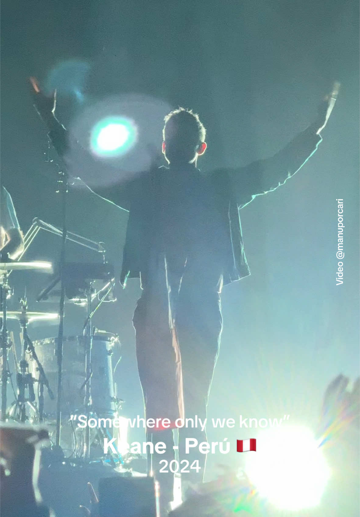 De las más coreadas de la noche “sonewhere only we know” de @Keane #keane #parati #concierto #peru🇵🇪 #peru #lima #concert #keaneperu #somewhereonlyweknow #arena1 #2024 #fyp 