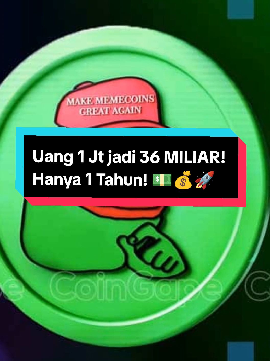 Gila! 1 juta bisa jadi 36 miliar hanya dalam 1,5 tahun! 💰 Siapa yang mau ikut? 🚀 #viral #Crypto #Investasi #PEPE 