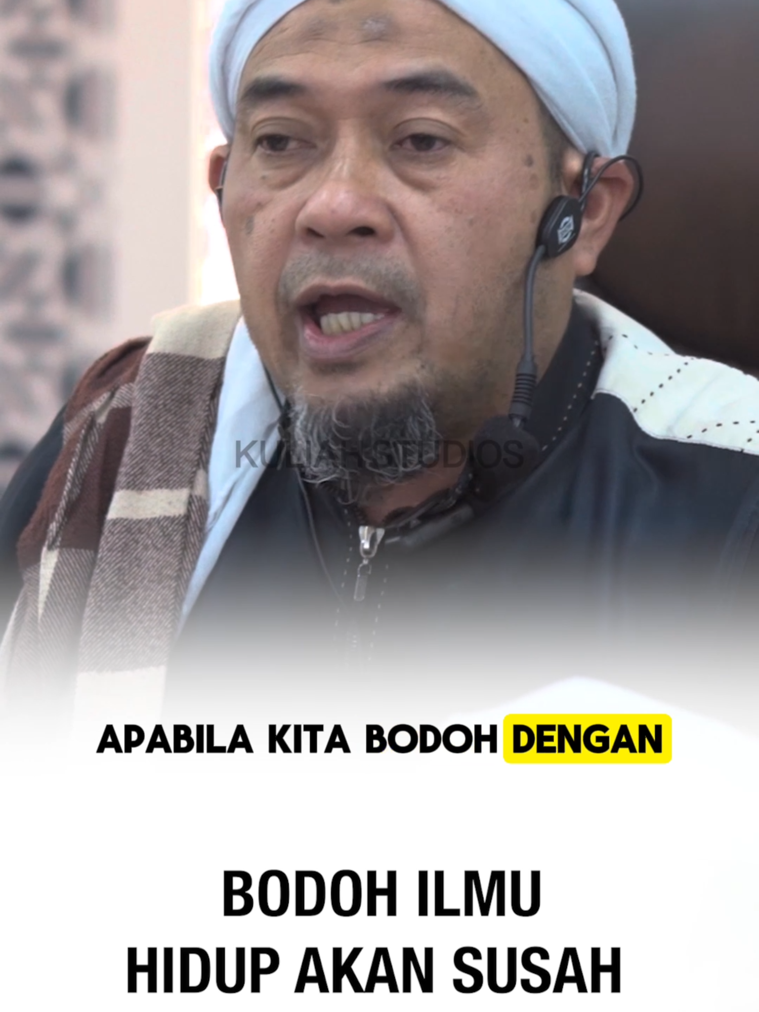 Bodoh Ilmu Hidup Akan Susah ##ustaznaharafandi #kuliahstudios #tiktokdakwah