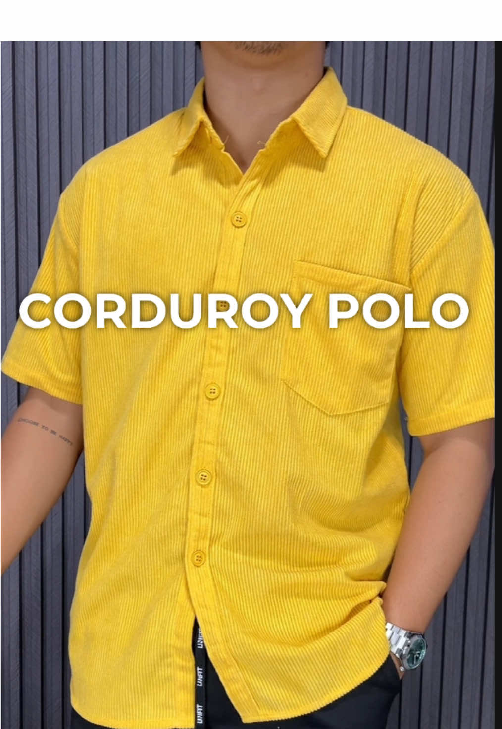 Pastel colors ba hanap mo? I gotchu bro! Model: @HanzKael #otaku #otakuph #corduroy #polo #poloshirts 