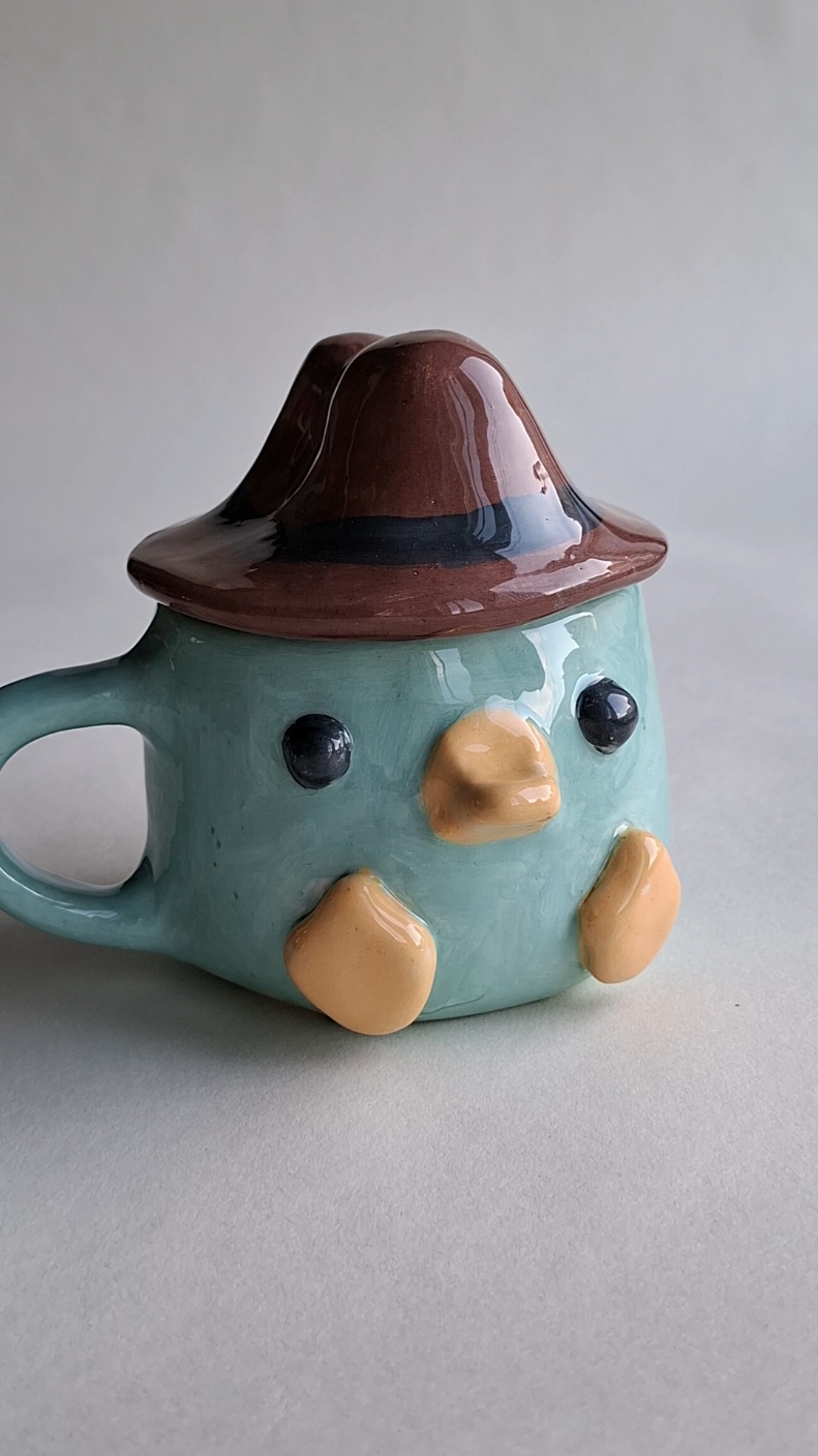 perry the platypus ‼️‼️‼️ #finniesandferb #perrytheplatypus #platypus #drheinzdoofensmirtz #fanart #cartoonnetwork #ceramic #ceramica #ceramicsoftiktok #ceramicart #fyp 