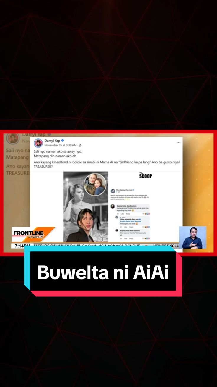 Bumuwelta si Comedy Queen #AiAidelasAlas sa girlfriend ni Carlos Yulo na si #ChloeSanJose. #FrontlinePilipinas #News5 #EntertainmentNewsPH