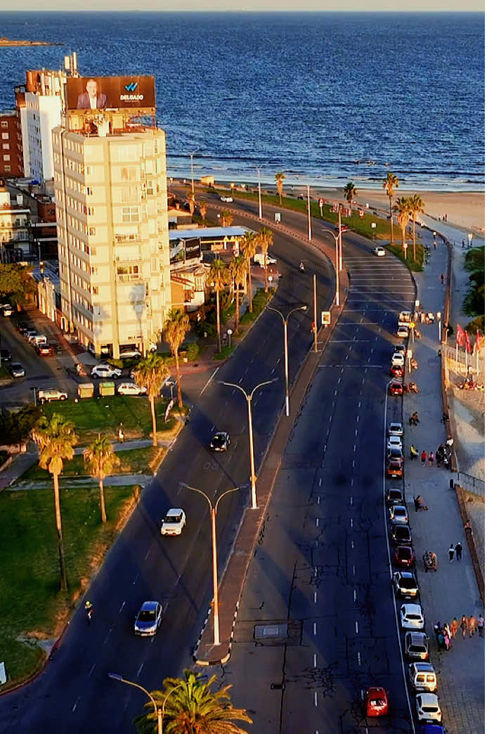 #montevideo #city #trendingvideo #drone #uruguay #sunset #highlight 