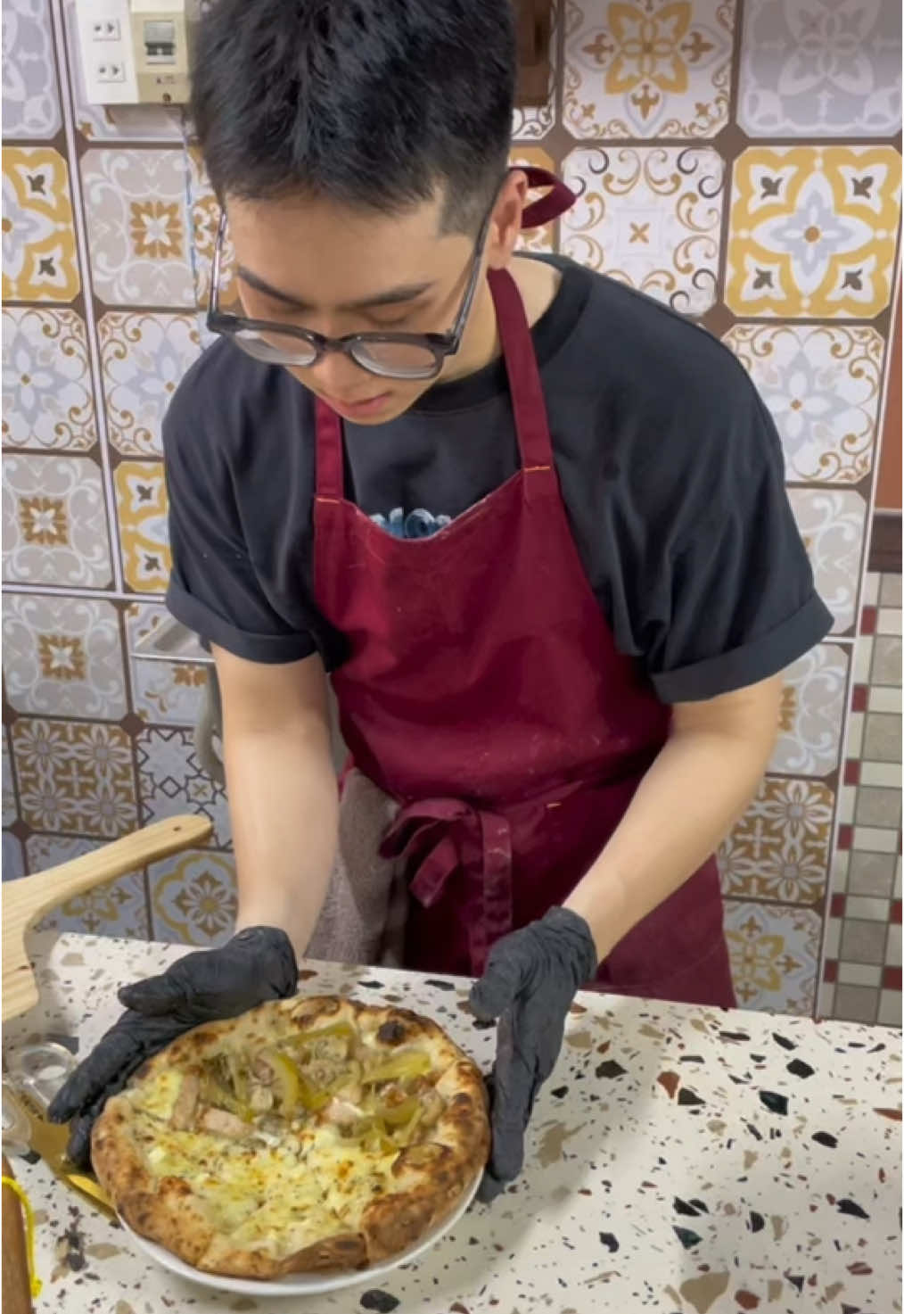 Mình thích những cơn mưa rào 🌨️ #pizzaphu #pizza #pizzaquan11 #pizzahandmade #cooking #shortsvideo #tuanphupastry