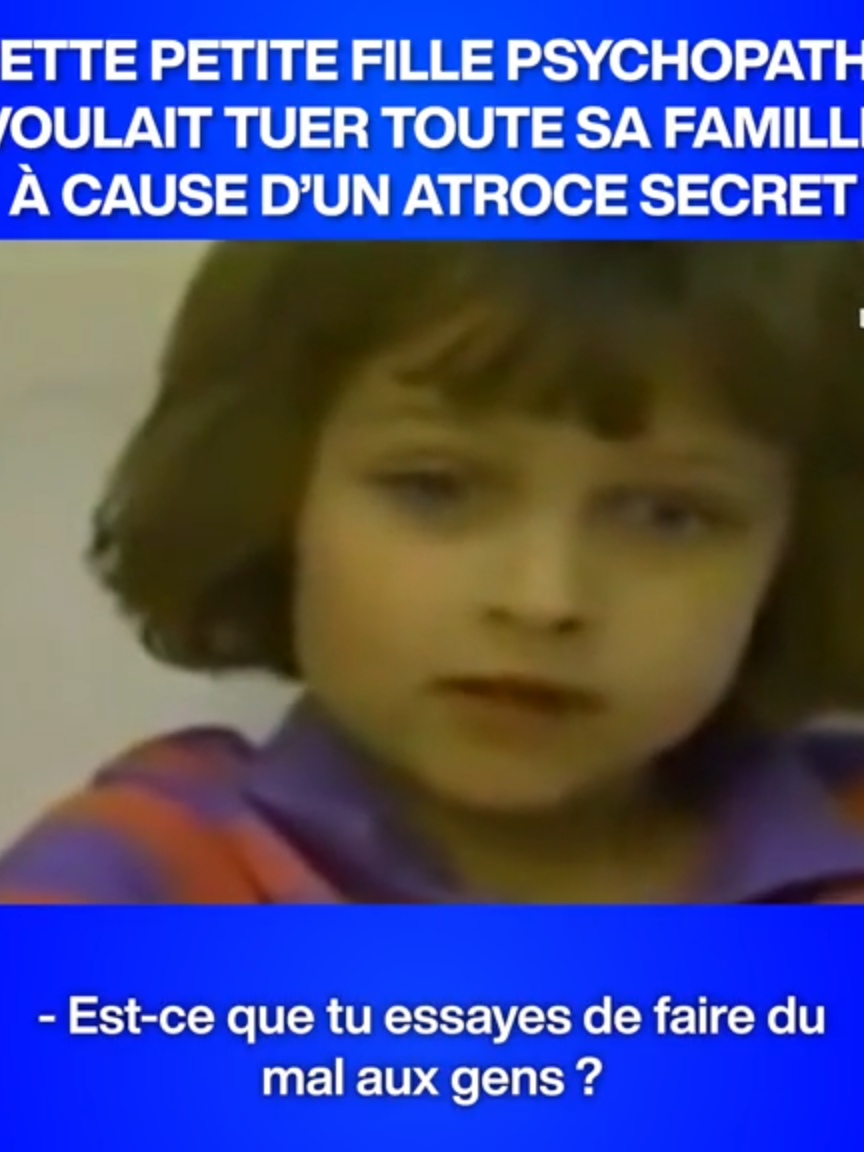 Beth Thomas : Cette petite fille est une réelle psychopathe 😱 #psychopath #beththomas #secret #atroce