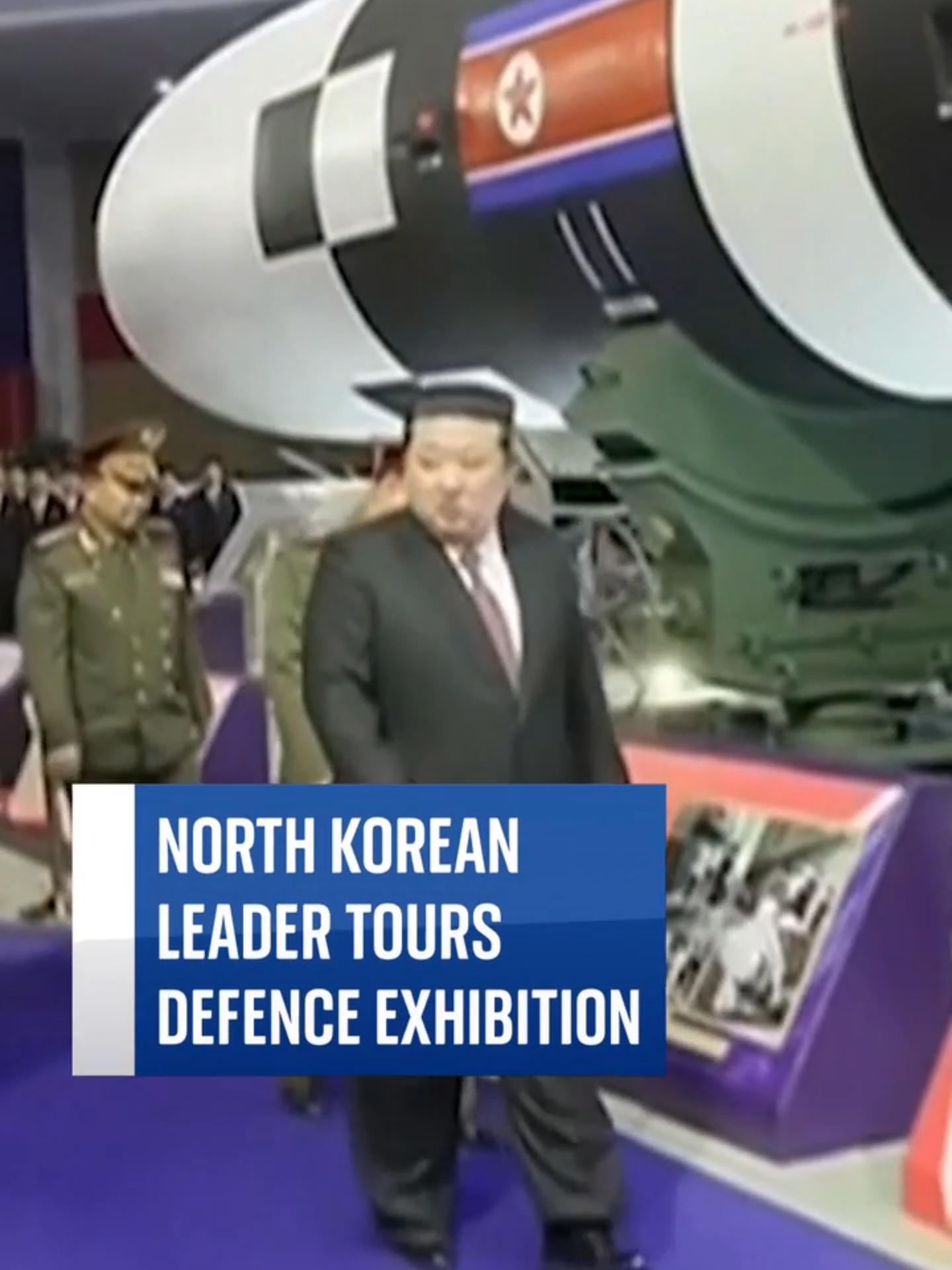 #KimJongUn visited a defence exhibition where #NorthKorea displayed some of its most powerful weapons systems.  The exhibition included intercontinental ballistic missiles designed to target the #US mainland, state media reported.