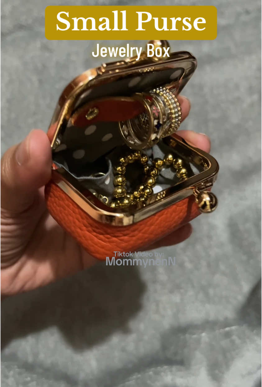 GENUINE LEATHER JEWELRY BOX.  #storagebox #jewelrybox #boxorganizer #coinpurse #minicoinpurse #minijewelrybox 