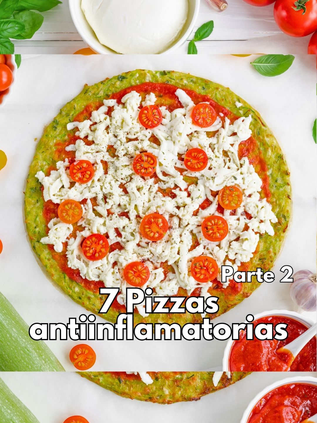 Descubre los Beneficios de Estas Pizzas Anti-Inflamatorias 🍕 PIZZA ANTI-INFLAMATORIA DE BRÓCOLI  Ingredientes: 1 pizza personal 320 g de brócoli crudo, picado (2 tazas) 70 g de harina de almendra (1/2 taza) 1 huevo grande (50 g) Toppings al gusto: tomatitos cherry, mozzarella, hierbas frescas, etc.  Hornea la base a 200 °C (400 °F) de 10-12 minutos. Agrega toppings y hornea de 10-15 minutos más. PIZZA DE QUINOA  Ingredientes: 1 pizza personal ideal para 1-2 personas. 1/2 taza de quinoa (90 g) 3 cdas de agua (30 ml o 30 g) Opcional: 1 cdta de orégano seco 1/2 cdta de sal Hornea a 200 °C (390 °F) la base por 15 minutos. Agrega toppings y hornea a 180 °C (350 °F) durante 10-15 minutos más, vigilando que no se queme. PIZZA DE LENTEJAS Y LINAZA Ingredientes: Rinde 2 bases individuales (1 base = 1 porción). 150 g de lentejas verdes secas (3/4 taza), remojadas por 4-6 horas 30 g de linaza molida (3 cdas) 100 ml de agua (9 cdas) Especias al gusto: Ajo en polvo y pimentón Sal al gusto 1.5 g de levadura en polvo (1/3 cdta) Hornea  a 180 °C (350 °F) de 20-25 minutos. PIZZA DE GUISANTES VERDES Ingredientes 150 g de guisantes (1 taza) 1 huevo grande Sal y pimienta al gusto Hornea  a 180 °C (350 °F) de 10-15 minutos.  PIZZA ANTI-INFLAMATORIA DE REQUESÓN  Ingredientes: Rinde 1 pizza grande, ideal para 2-3 personas. 2 huevos grandes (100 g) 200 g de requesón (7 oz) 60 g de harina de almendra (1/2 taza) Sal al gusto Puré de tomate al gusto 80 g de mozzarella rallada (3/4 taza) Albahaca fresca al gusto Procedimiento:  1. Mezcla los huevos, el requesón, la harina de almendra y la sal hasta formar una masa homogénea.  2. Dependiendo del método de cocción que prefieras, sigue las instrucciones a continuación: Hornea a 180 °C (350 °F) por 20 minutos. PIZZA DE BERENJENA  Ingredientes: 1 pizza personal 4 huevos grandes (200 g) Media berenjena grande, en rodajas finas (150 g) 1 tomate maduro, en rodajas finas (100 g) 30 g de mozzarella rallado (1/4 taza) 1 cdta de perejil seco 1 cucharada de aceite de oliva (15 ml) Sal y pimienta al gusto PIZZAS ANTI-INFLAMATORIAS DE ZANAHORIA  Ingredientes: Rinde 1-2 pizzas personales según el tamaño. 2 zanahorias medianas, ralladas (200 g) 1 huevo grande (50 g) Especias favoritas (como ajo en polvo, pimentón, pimienta, cúrcuma) Toppings: Mozzarella fresca (50 g o 1/4 taza) Tomates frescos, en rodajas Orégano seco al gusto 1 cda de aceite de oliva (para la sartén, si se usa) Recetas: healthymumway, recetasparaserfeliz, gi_erre_•, come.vive.viaja,  Síguelas para muchas recetas saludables #pizzafit #recetafit #altoenproteinas #recetasantiinflamatorias #alimentacionantiinflamatoria #ceroinflamacion #beneficios #salud #bienestar #dietaequilibrada