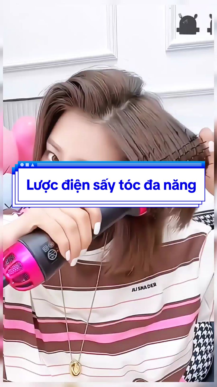 Lược điện sấy tạo tóc bồng đa năng #huynhgiadung #luocdiensay #luocsaytoc #luocdiensaytaokieu #giadungtienich #dogiadung 