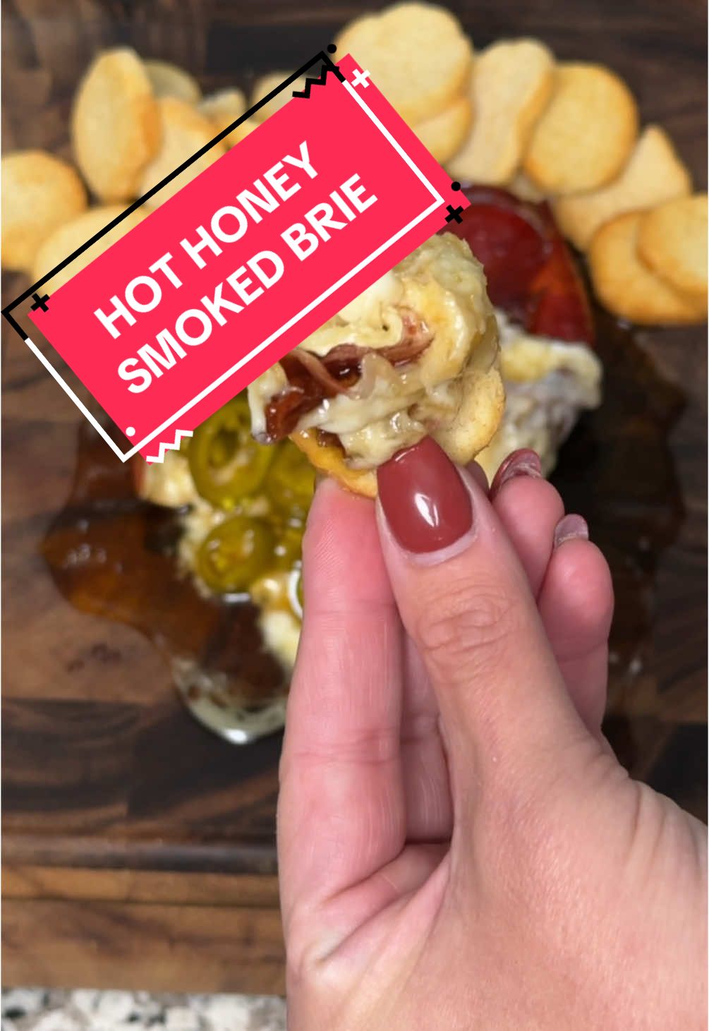 AD Smoked Prosciutto Brie with Cowboy Candy #geprofilepartner @GE Profile #indoorsmoker 