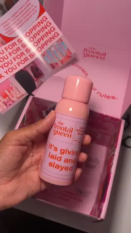 Not only are their products great, but they’re also Black Owned which is TOP TIER #marlemarshey #tiktokshopfinds #wiginfluencer #wigmusthaves #wigessentials #haircareproducts #lacespray #meltingspray #blackownedbusiness #blackownedhaircare 