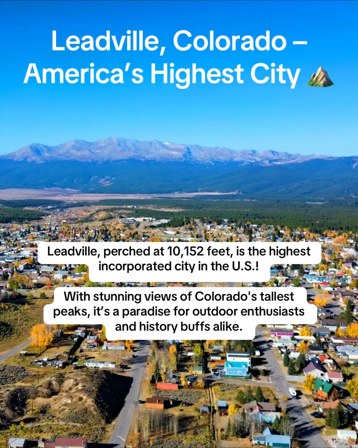 This remote mountain town has had its ups and downs. In recent years famous races put it on the map, but some knew of its year-round treasures all along. Find out more at the link in our bio. #leadville #colorado #mountaintown #mountaintowns 