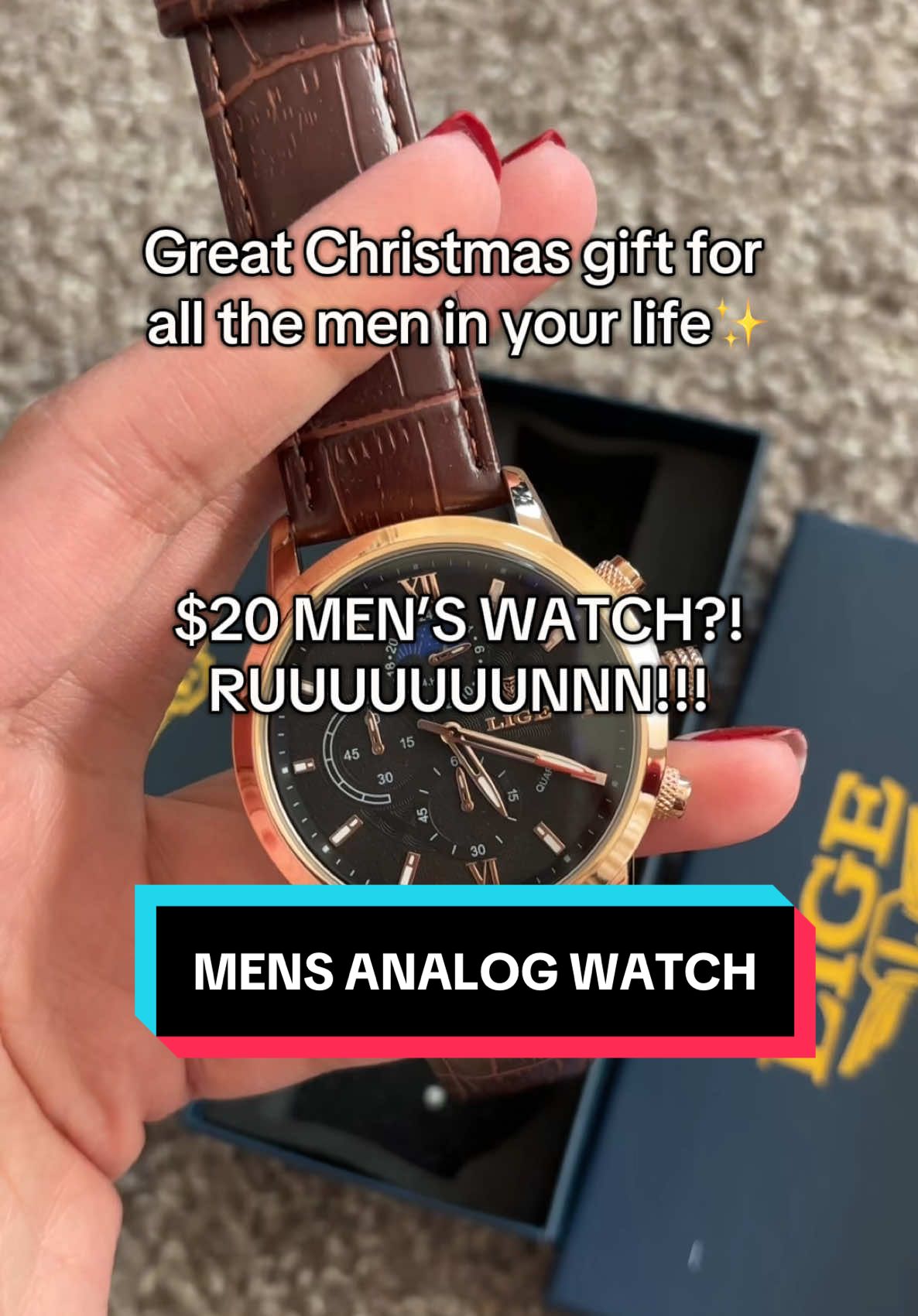 I wanna grab more after receiving this. TRUST ME ITS HIGH QUALITY ‼️ #watch #watches #analogwatch #watchformen #menswatch #tiktokshopmademebuyit #tiktokshopcybermonday #tiktokshopblackfriday #bfcm 