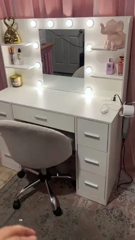 Makeup Vanity with Mirror and Drawers Vanity Desk Set with