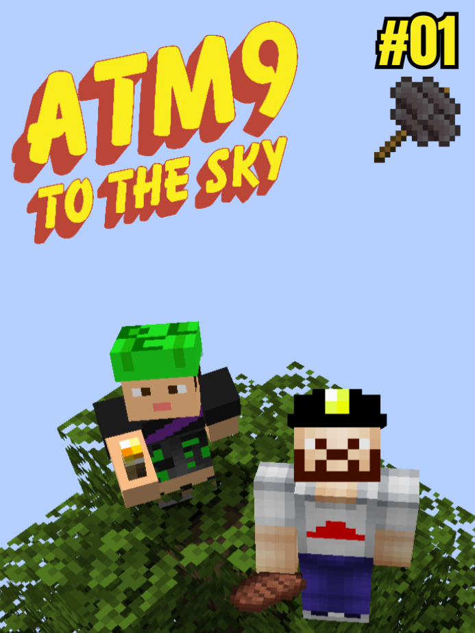 Nos Céus do ATM 9 To The Sky com Cauê| O Início – Episódio 1 #Minecraft #fyp #atm9 #skyblock #minecraftmods