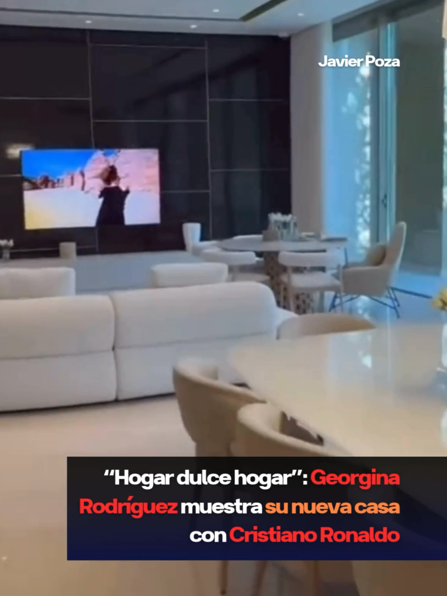 ¡Una cosita de nada! 😅 #GeorginaRodríguez y #CristianoRonaldo estrenan lujosa mansión en Arabia Saudita. La modelo española ha compartido un vistazo exclusivo de su rincón favorito en este nuevo hogar, donde la pareja y sus hijos disfrutarán de una vida llena de comodidades. Por #javierpoza 📹IGGeorginaRodríguez