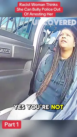 Racist Woman Thinks She Can Bully Police Out Of Arresting Her#cops #police #crime #law #usa🇺🇸 #fyp 