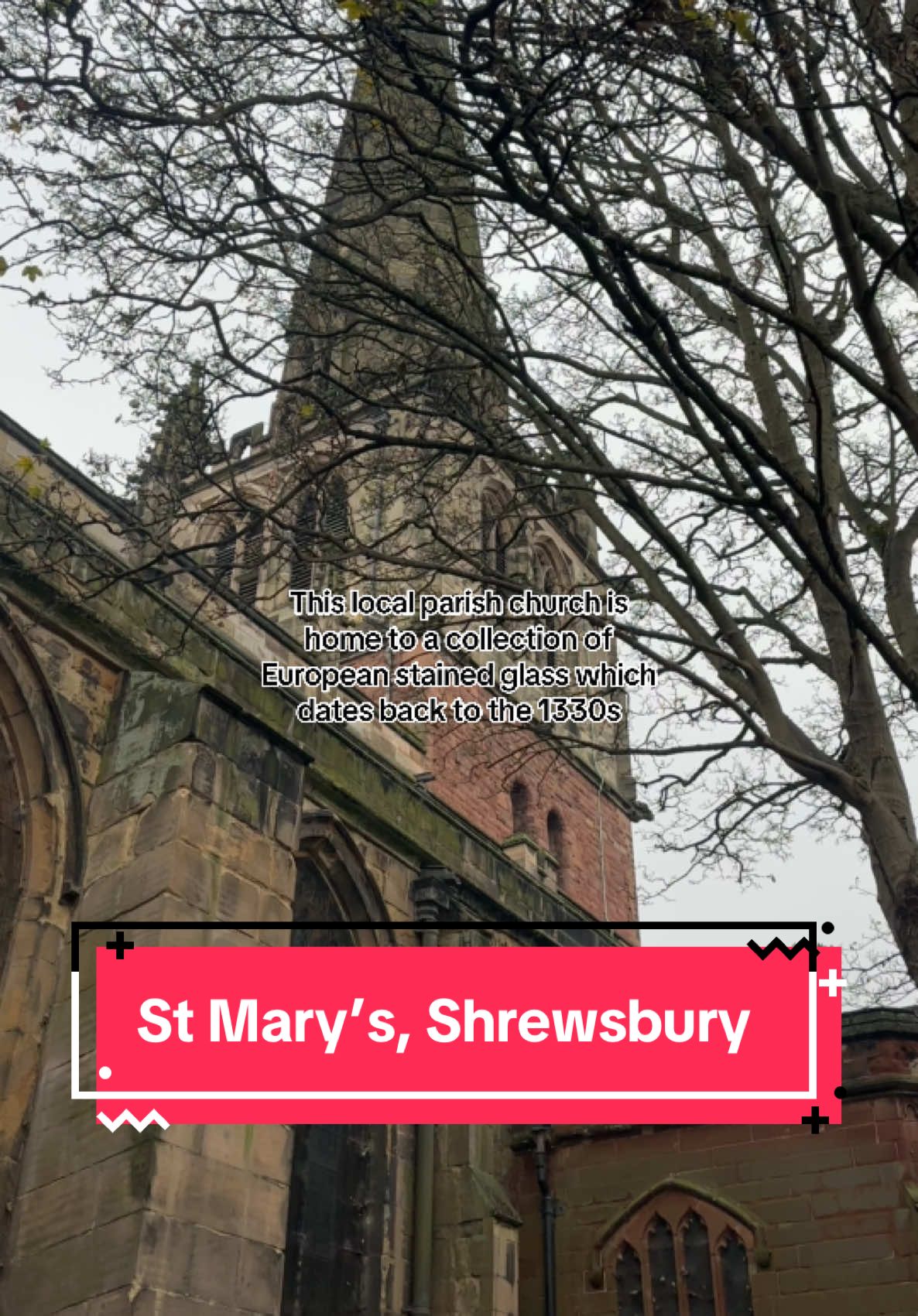 A reminder you dont have to pay a penny to see incredible history that’s all around us #fyp#ukdaysout#history#historylover #exploreengland#englishhistory#shropshire#stainedglass#church 