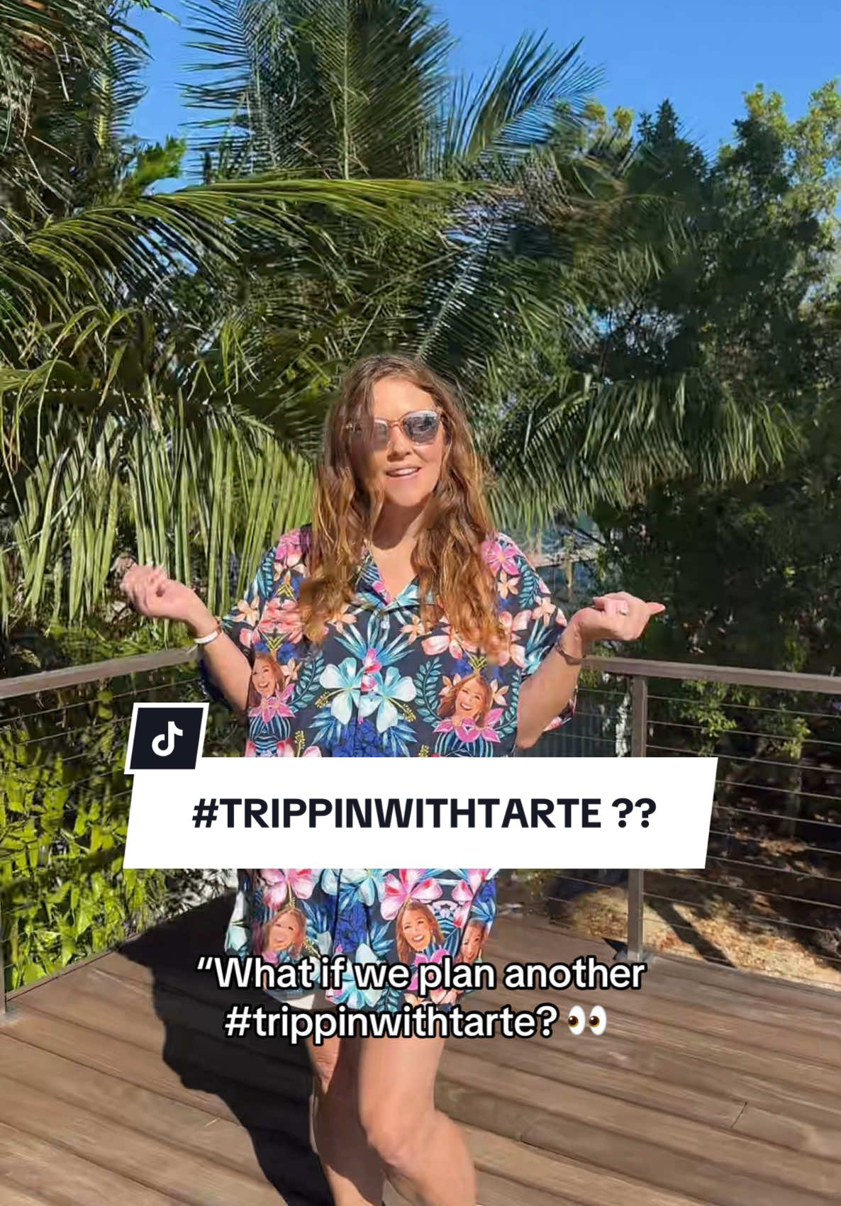 Whatttt if 🤔🤫👀 #trippinwithtarte #tarteisland 