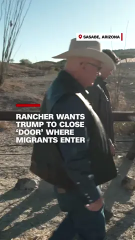 Jim Chilton's Arizona ranch runs to the edge of Mexico, where the border wall ordered by President-elect Donald Trump abruptly ends. He shows CNN's David Culver how migrants cross his land, and why he's hopeful Trump will stop the crossings in his second term. #cnn #news #arizona #borderwallconstruction