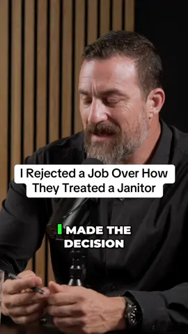 I Rejected a Job Over How They Treated a Janitor - Neuroscientist Andrew Huberman #fyi 