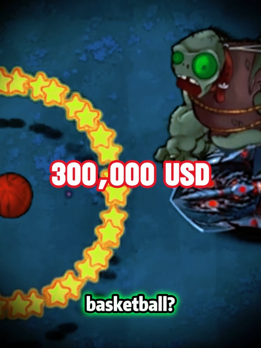 Who would be the owner of the $300,000 basketball? #pvz#plantsvszombies#pvz2#plantsvszombies2#fyp#foryou 