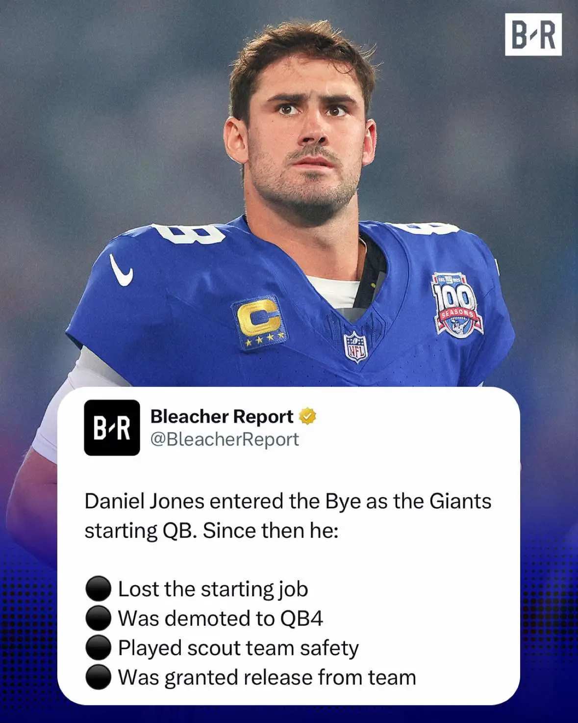 Now he is free to find a new home and start fresh 🙌 #nfl #giants #football #nflfootball