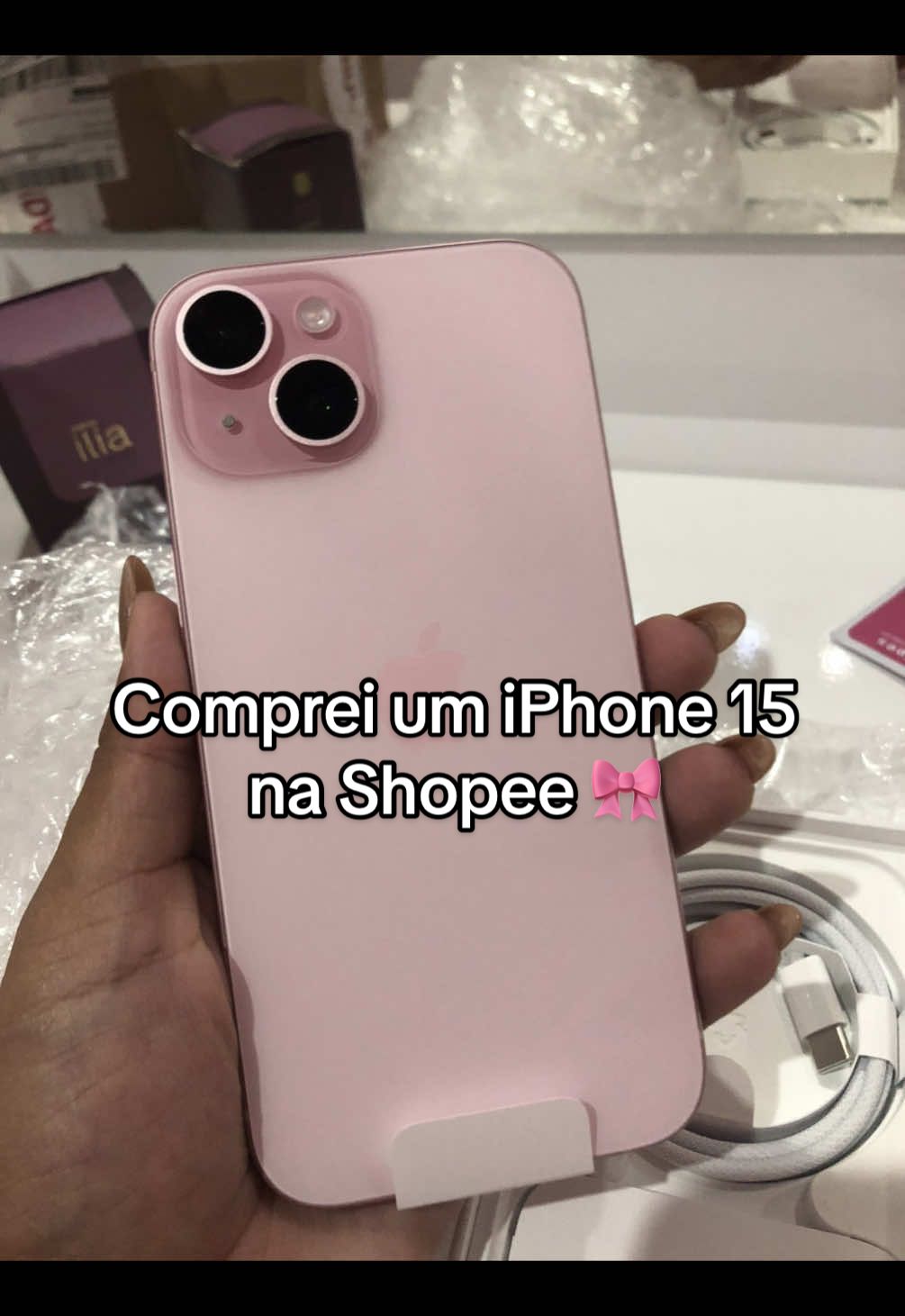 Comprei um iphone ma shopee 😅 #fpy #iphone #shoppe