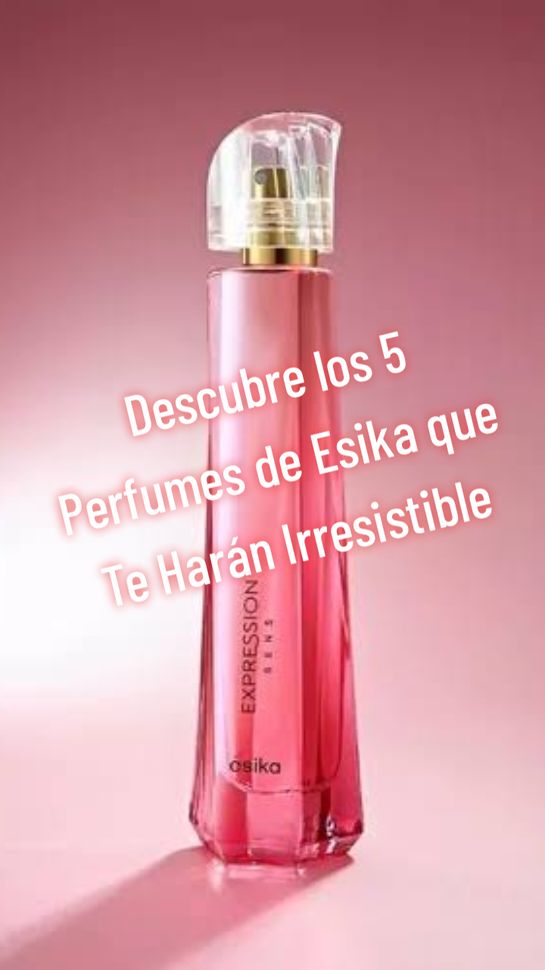 ¡Atrévete a Seducir!  Los Mejores Perfumes de Esika para Mujeres.  ¿Buscas una fragancia que deje huella? Descubre la colección de perfumes Esika, diseñada para realzar tu esencia única. Desde notas frescas que despiertan los sentidos hasta aromas envolventes que cautivan, cada perfume es una invitación a sentirte irresistible. ¡No esperes más y elige el aroma que transformará tu día a día en una experiencia inolvidable! #Esika #PerfumesIrresistibles #SeducirConFragancia #BellezaFemenina