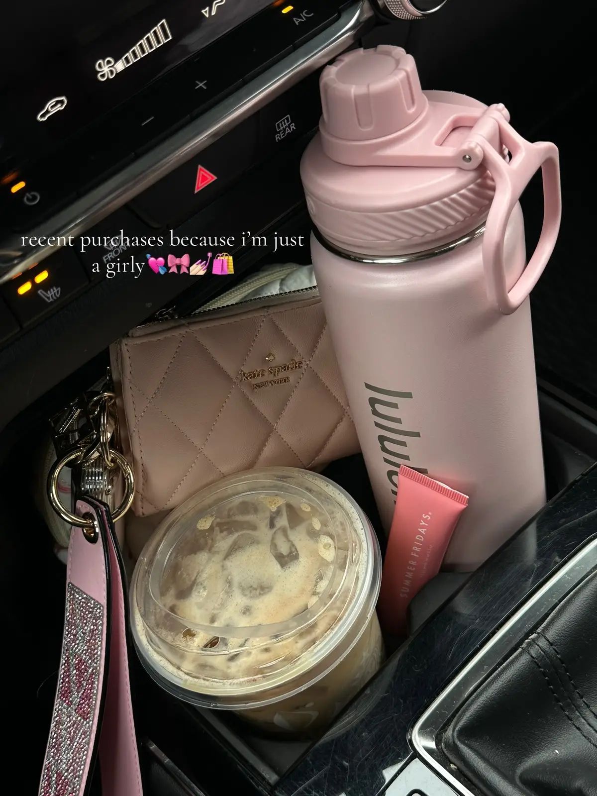 love being a girl🎀 #pinkaesthetic #shoppingfinds #starbucks 