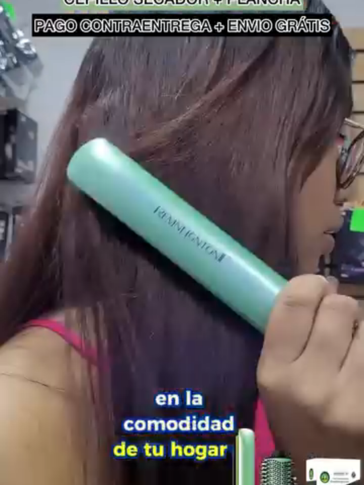 ✨¿Quieres un cabello suave y perfecto en minutos? Descubre nuestro Kit Belleza Pro: una plancha + cepillo secador que transforma tu cabello como un salón, ¡en tu casa! 🎉 Imagina decir adiós al frizz, reducir volumen y conseguir un liso súper natural con tan solo una práctica herramienta. Con tecnología de punta y tratamiento con aguacate, cada hebra se nutre y suaviza al mismo tiempo. 🍃💇‍♀️ ¡Haz clic en el botón de abajo y consigue el tuyo en nuestra tienda! #plancha #planchaprofesional #planchadecabello