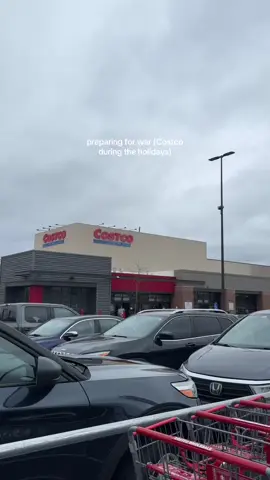 costco during the holidays is NOT for the weak 🙂‍↔️ #fyp #costco #costcotrip #preparingforwar #thanksgiving #holidayseason 