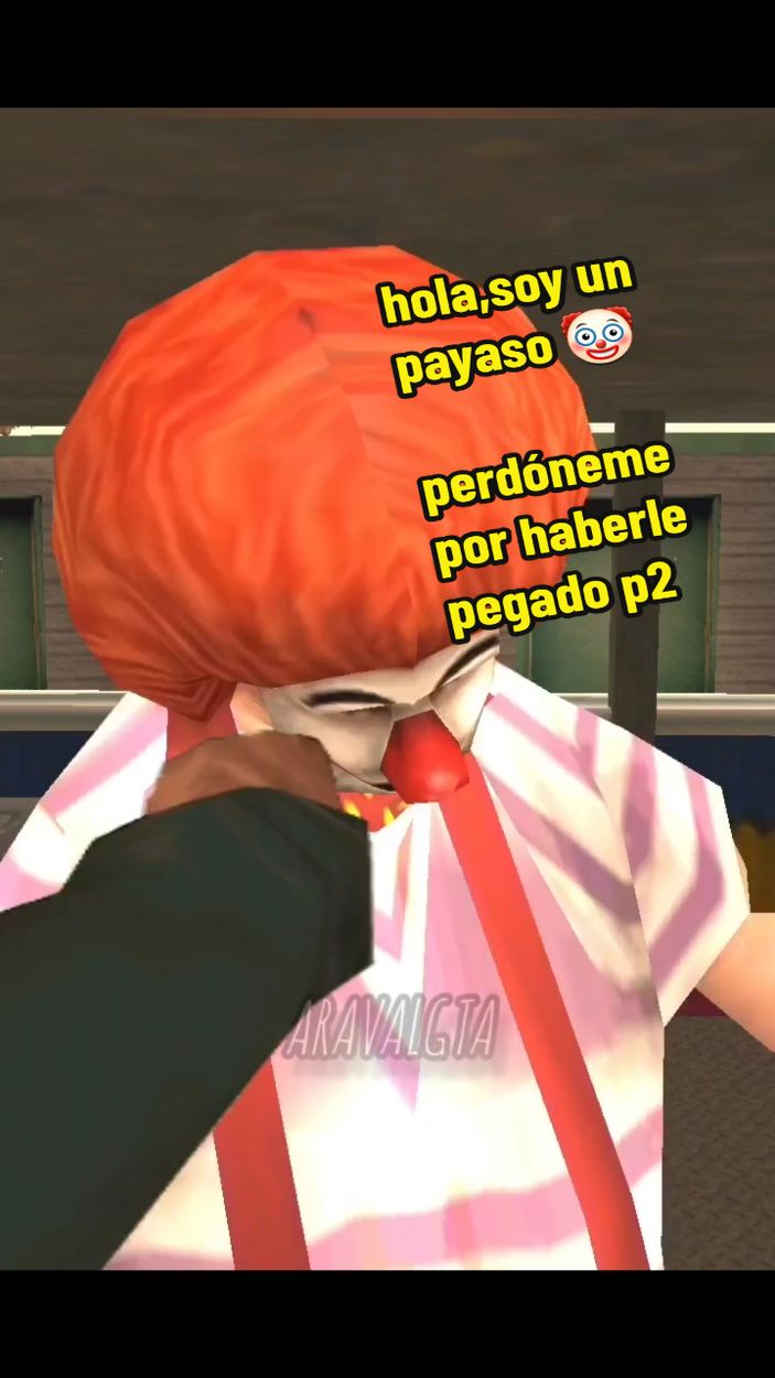 gta san andreas hola ,soy un payaso 🤡,perdón por haberle pegado no era mi intención  sr.pelo #gtasanandreas #srpelo #gtasa #gta #shitpost #shitposting #paratii #fyp #XD #ARAVALGTA 