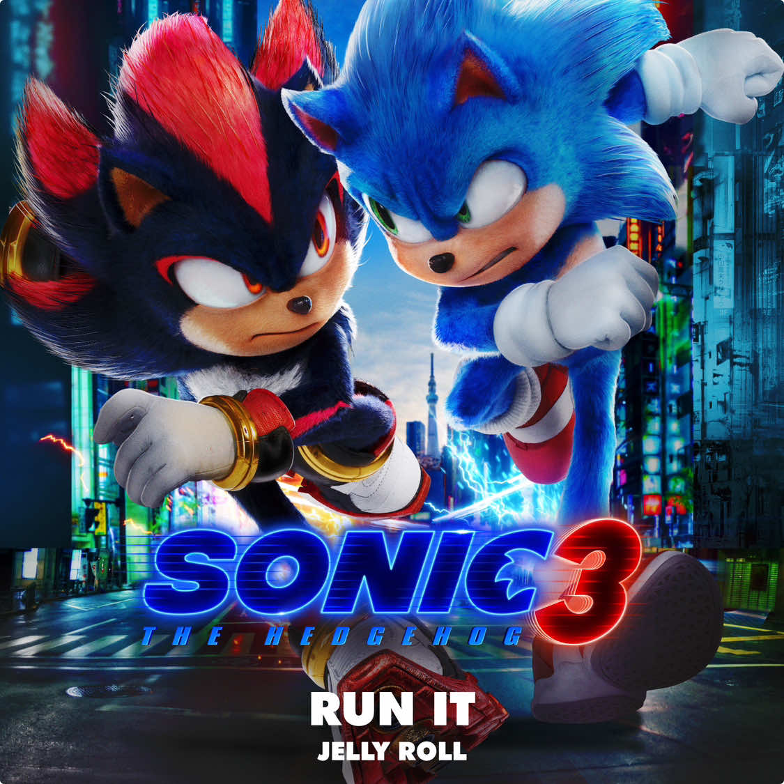 RUN IT with Jelly Roll and #SonicMovie3. 🔥 Out now.