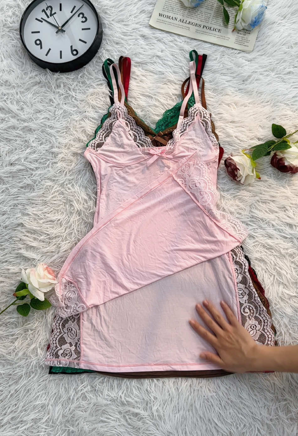 From questioning to falling in love😌A nightdress every lady can't refuse.🔥#Sexy#taste #lace  #foryou#MomsofTikTok#confidence#cute#shorts #dress#elegant #birthday #fold #pajama#pajamas #pajamaset #pajamaparty #sleepwear #sleep #bedroom #nightwear #sleepwearfashion #TikTokShop #spotlightfinds #spotlightfashion #FallFreshness #blackfriday #Fallfreshness#Falloutfits#Earthtone  #tiktokshopblackfriday #blackfridaydales #FallDealsForYou #TummyControl #tiktokshopblackfriday #tiktokshopcybermonday #tiktokshopholidayhaul 