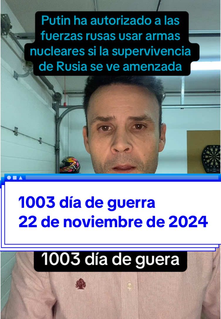 Putin ha autorizado a las fuerzas rusas usar armas nucleares si la supervivencia de Rusia se ve amenzada #guerraucrania #putin #zelensky #eeuu #actualidad #otan 